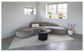 Tavolino rotondo marrone scuro effetto pioppo ø 80 cm Boavista - House Nordic