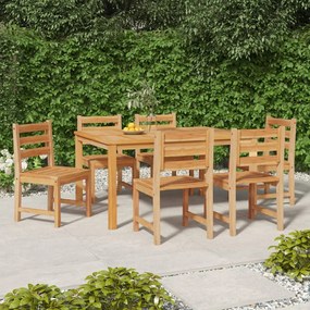 Sedie da giardino 6 pz in legno massello di teak