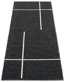 Passatoia da interno/esterno nera 70x180 cm Fred Black – Pappelina