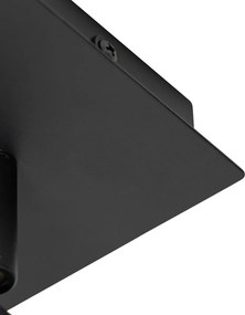 Faretto da bagno nero quadrato IP44 con Wifi GU10 incluso - Ducha