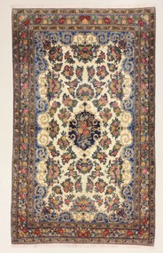 Kerman Tappeto 230x140 (Iran) Annodato A Mano