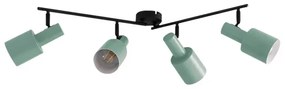 Ovelia 4 Plafoniera Green/Black - Lindby