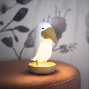 Luce notturna per bambini a LED bianco-marrone Toucan - Star Trading