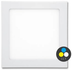 Ecolite LED-WSQ-CCT/18W/BI - Lampada LED da incasso RAFA LED/18W/230V IP44 bianco