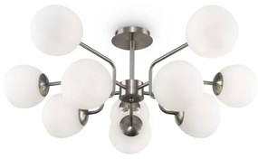 Maytoni Lampadario moderno con diffusori in vetro e struttura in metallo Erich - 40W NICHEL