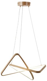 Lampadario LED moderno Valeria beige Ø60cm, luce con 3 temperature di colore 1650 lumen, NOVECENTO