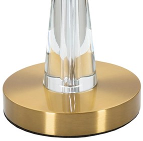 Lampada da tavolo in cristallo elegante cm ø 30x56