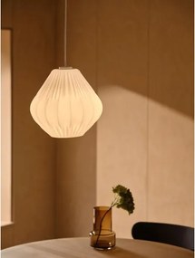 Nordlux - Lampadario a sospensione con cavo MALUCA 1xE27/15W/230V Ø 29 cm bianco