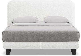Letto boxspring bianco 140x200 cm Ilima - Makamii