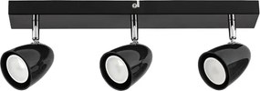 Rabalux 73019 - Faretto PERICO 3xGU10/5W/230V nero