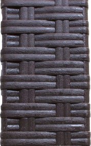 CALIGOLA - tavolo da giardino in resina effetto rattan