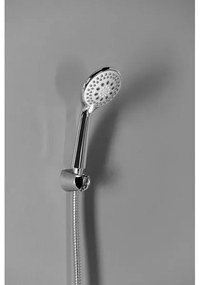 Aqualine - Doccetta diametro 10 cm, finitura cromata lucida