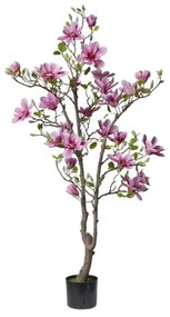 Pianta artificiale senza vaso in pvc colore rosa H 150