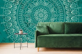 Carta da parati – Mandala disegnata