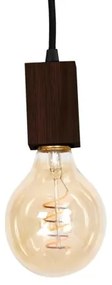 Lampadario a sospensione con supporto rigido JACK 5xE27/40W/230V legno marrone