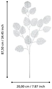 Eglo 428344 - Fiore artificiale MIADOL 87,5 cm argento