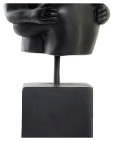 Statua Decorativa DKD Home Decor Coppia Nero Dorato Metallo Resina (15,5 x 13,5 x 37,5 cm) (2 Unità)
