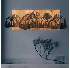 Decorazione da muro 75,5x24,5 cm montagne