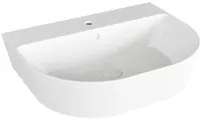 Lavabo sospeso/appoggio 65x50 cm Serie Forma di Azzurra Ceramica - Bianco Lucido