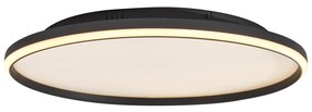 Plafoniera di design nera e bianca con LED dimmerabile a 3 livelli - Xavi