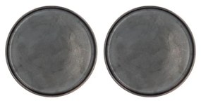 Piatti da dessert neri in set da 2 pezzi ø 20,8 cm Fjord - Villa Collection