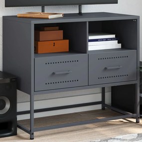Mobile Tv Antracite 68x39x60,5 Cm İn Acciaio /