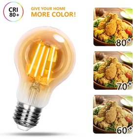 Lampadina LED A60 E27/4W/230V 2200K - Aigostar