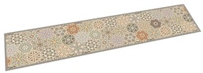 Tappeto Da Cucina Lavabile Pastello Esagono 60x300 Cm Velluto /