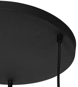 Lampada a sospensione moderna bianca 3 luci - Cloth