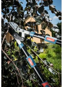 Extol Premium - Cesoia telescopica con trasmissione a incudine per rami 670-940 mm