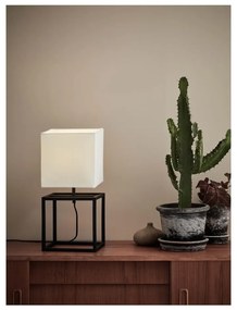 Lampada da tavolo in bianco e nero , 20 x 20 cm Cube - Markslöjd