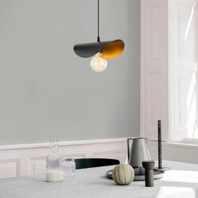 Opviq Lampada a sospensione Sivani MR-830 a 1 luce nero/oro