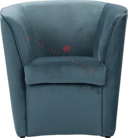 Poltrona in velluto Ottanio per camera da letto ufficio
