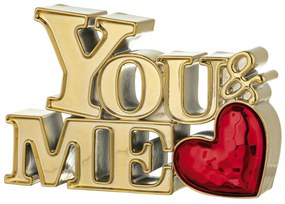 Bongelli preziosi Scultura piccola moderna in marmorino You & me h 6 cm - varie colorazioni ORO