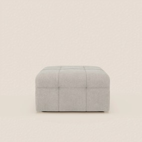 Mosaic pouf e modulo in bouclé - 96x77 cm design capitonné in tessuto smacchiabile T21