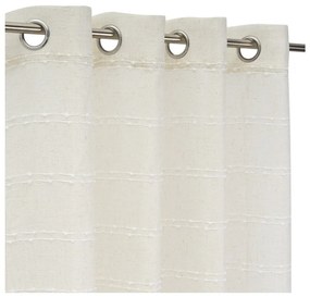 Tenda bianca/beige in misto lino 140x260 cm Nodes – Casa Selección