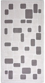 Tappeto in cotone beige, 80 x 150 cm Mozaik - Vitaus