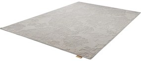 Tappeto in lana grigio chiaro 160x230 cm Arol - Agnella