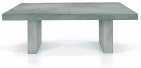 Tavolo JESOLO in legno nobilitato finitura beton allungabile 160&#215;90 cm &#8211; 410&#215;90 cm