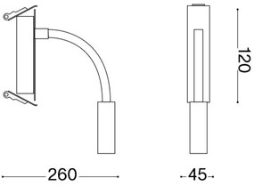 Ideal Lux - LED Flessibile piccola lampada IO LED/3W/230V CRI 90 bianco