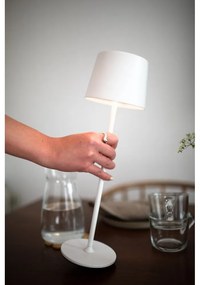 Lampada da tavolo a LED bianca (altezza 38 cm) Fiore - Markslöjd