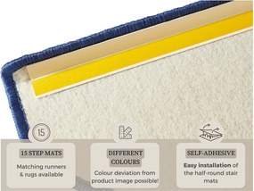 Set di tappeti per scale blu con strisce adesive 15 pz 23x65 cm Fancy – Hanse Home