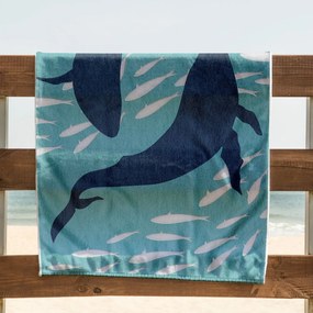 Telo mare blu 90x180 cm Dolphin - DecoKing