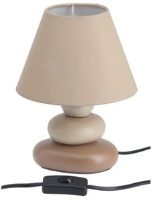 Brilliant - Lampada da tavolo PAOLO 1xE14/40W/230V ceramiche/beige