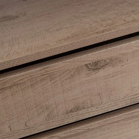 Amardio componibile di colore naturale con effetto rovere a giorno 60x180x45 cm Modular – Casa Selección