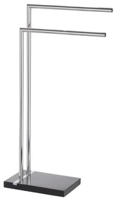 WENKO 20461100 - Porta asciugamani NOBLE 45,5x82 cm cromo/nero