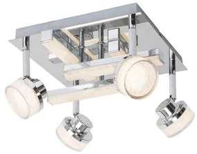 Rabalux 5638 - Luce Spot a LED da soffitto PADMA 4xLED/5W/230V + 4xLED/3W/230V