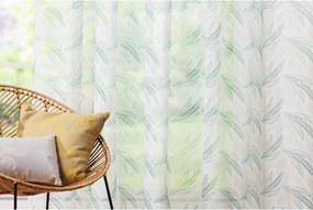 Tenda sottile bianca/verde 300x260 cm Seva – Mendola Fabrics