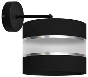 Applique HELEN 1xE27/15W/230V nera