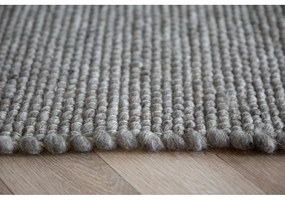 Tappeto in lana grigio 340x240 cm Auckland - Rowico